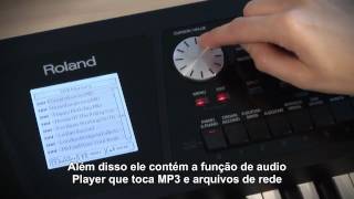 Roland BK5 teclado arranjador legendado Brasil TECLACENTER [upl. by Eatnuahc]