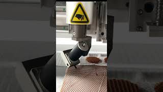 Nomex cell aramid honeycomb core cutting machine [upl. by Maxentia411]