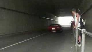 Detomaso Pantera great sound in tunnel [upl. by Netsyrc]