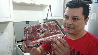 En La Cocina Preparando Algo Para Cenar carne sesina con morisqueta y frijoles como en michoacan [upl. by Nudd]