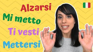 How to conjugate REFLEXIVE VERBS TUTORIAL Italian Reflexive Verb Conjugation [upl. by Karlow]