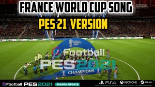 😍FRANCE WORLD CUP SONG🔥 PES 21 VERSION  RAMENEZVEGEDREAM FT KANTE POGBA MBAPPE [upl. by Skelton505]