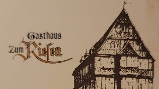 Oldest HotelRestaurant in Germany  Miltenberg  4k Drone Footage [upl. by Akcirahs]