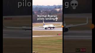 Normal Ryanair pilots landings vs legendary Ryanair pilot landings [upl. by Oconnor]