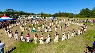 First Mega Thiruvathirakali in Vancouver island Canada 🇨🇦 [upl. by Lennahc923]