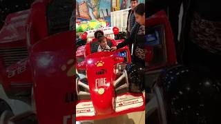 Rayana rides a car at the amusement park games rayana gameplay calmplay funny play baby zoo [upl. by Dnomsed]