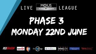 The MODUS ICONS OF DARTS LIVE LEAGUE  MONDAY 22nd JUNE [upl. by Kassity]