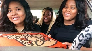 Little Caesars Pizza MUKBANG  STORYTIME [upl. by Sutphin327]