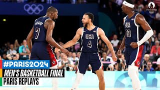 Mens Basketball Gold Medal Match 🏀  Full Replay  Paris Replays [upl. by Andras]