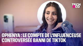 Ophenya le compte de linfluenceuse controversée banni de Tiktok [upl. by Ailemor]