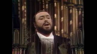 VHS Christmas with Luciano Pavarotti  Montreals Notre Dame Cathedral  1978 [upl. by Arutnev]