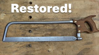 Restoration Series Disston No 1 Butcher Saw Restoration [upl. by Asertal]