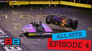 ALL HITS OF BATTLE BOTS SEASON 5 EPISODE 4  Battlebots 2021 [upl. by Analaf]