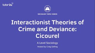 Interactionist Theories of Crime amp Deviance  Cicourel  A Level Sociology [upl. by Straus]