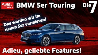 BMW 5er Touring Darauf müsst Ihr verzichten  auto motor und sport [upl. by Olympie]