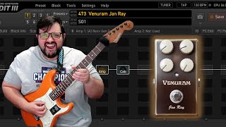 Drives of the Axe Fx III Vemuram Jan Ray Drive Pedal [upl. by Oruasi]