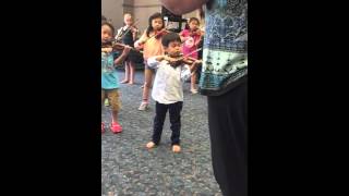 Lightly row group class Suzuki violin lesson [upl. by Stinson642]