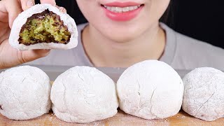 Dubai Chocolate Chapssaltteok • Sweet Rice Cake Korean Dessert • Cooking Mukbang ASMR [upl. by Adneral377]