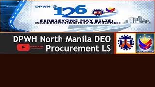 Procurement Livestream for DPWH North Manila DEO on NOVEMBER 7 2024 [upl. by Ecraep]