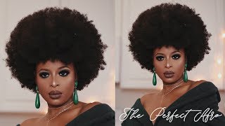 My AFRO tutorial NO SHRINKAGE  4C Natural Hair [upl. by Ashjian]