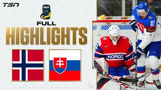 Norway vs Slovakia FULL HIGHLIGHTS  2024 World Junior Championship [upl. by Atimed]