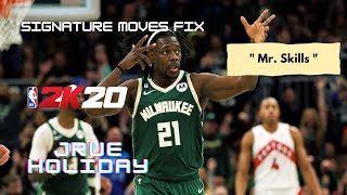 Jrue Holiday Jumpshot and Signature Fix Full Edit  NBA2k20 Mobile [upl. by Jerrie40]