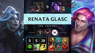 Renata Glasc Support vs Taric Vision Controller  KR Grandmaster Patch 1422 [upl. by Dania911]