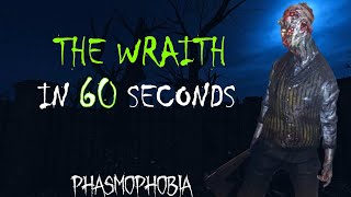 The Wraith in 60 seconds  Phasmophobia [upl. by Saddler]