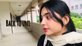 Back to university life  WANIA AZAM VLOGS  lgu [upl. by Oinafipe]