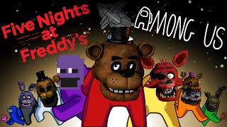 FNAF SONG LYRICS PRANK IN AMONG US COMPLETE COMPILATION [upl. by Wiburg]