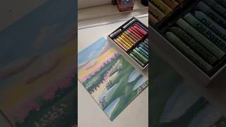 Oil pastel art art oilpastel shortsvideo [upl. by Alihs]