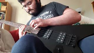 messing around on my new fazley flying v bass guitar [upl. by Enirbas393]