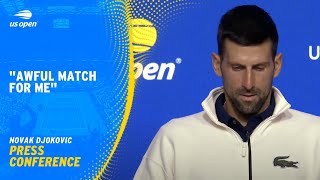 Novak Djokovic Press Conference  2024 US Open Round 3 [upl. by Viguerie658]