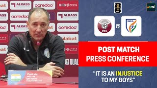 Qatar Vs India  Igor Stimacs Post match Press Conference  FIFA World Cup 2026 Qualifiers [upl. by Seka]