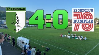 HIGHLIGHTS FC LENGNAU A Vs SC BÜMPLIZ 78  11052024  4 Liga Gruppe 6 [upl. by Sonya]