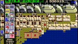 Sim City Going Megalopolis SNES [upl. by Nnaes]