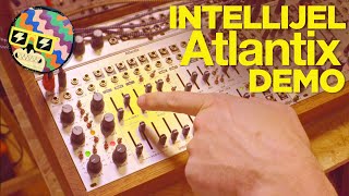 Intellijel Atlantix Demo An SH101 with bells on [upl. by Lasyrc]