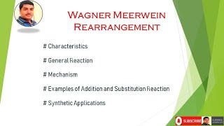 Wagner Meerwein Rearrangement Reaction [upl. by Martsen115]