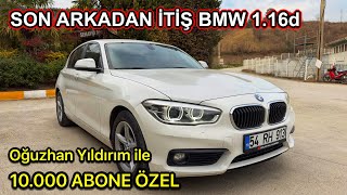 SON ARKADAN İTİŞ  BMW 116D SÜRÜŞ  İSTEMEDEN KAYDI  OguzhanYILDIRIM54 İLE TEST SÜRÜŞ [upl. by Aihsikal]