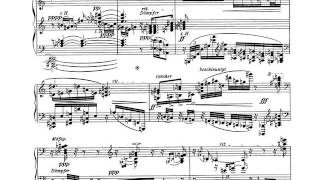 A Schoenberg Tres piezas para piano op11 nº 3 Partitura Audición Música Atonal [upl. by Longawa]