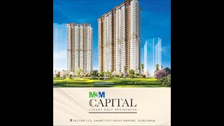 3BHK Sample Apartment M3M Capital Dwarka Expressway Gurgaon [upl. by Evangelina517]