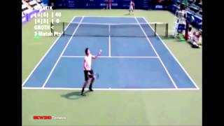 Sam Groth  Worlds FASTEST Tennis Serve Ever  2634 kmh  1637 mph [upl. by Ojela177]