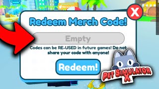 How to Redeem Codes in Pet Simulator X  2024 PC amp Mobile [upl. by Hooge]