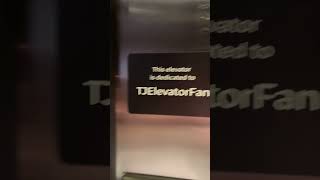 New Updated 2023 TJElevatorfan Elevator Dedication Plaque [upl. by Gaiser]