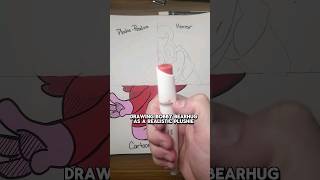 Drawing Bobby Bearhug as a Realistic Plushie art shorts poppyplaytime [upl. by Adiam]