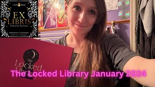 The Locked Library January 2024 Ex Libris [upl. by Pasol]