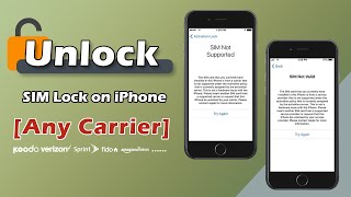 How to Unlock SIM Lock on iPhone Any Carrier [upl. by Alves348]