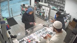 Cell Phone Store Owner Lets WouldBe Robber Go Free [upl. by Aromas607]