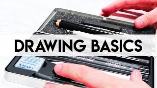 HOW TO DRAW WITH CHARCOAL  Materials amp Basic Techniques [upl. by Heigho471]