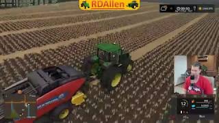 🚜 Mills County Multiplayer FS17 RDAllen Live 10 10 2018 [upl. by Map141]